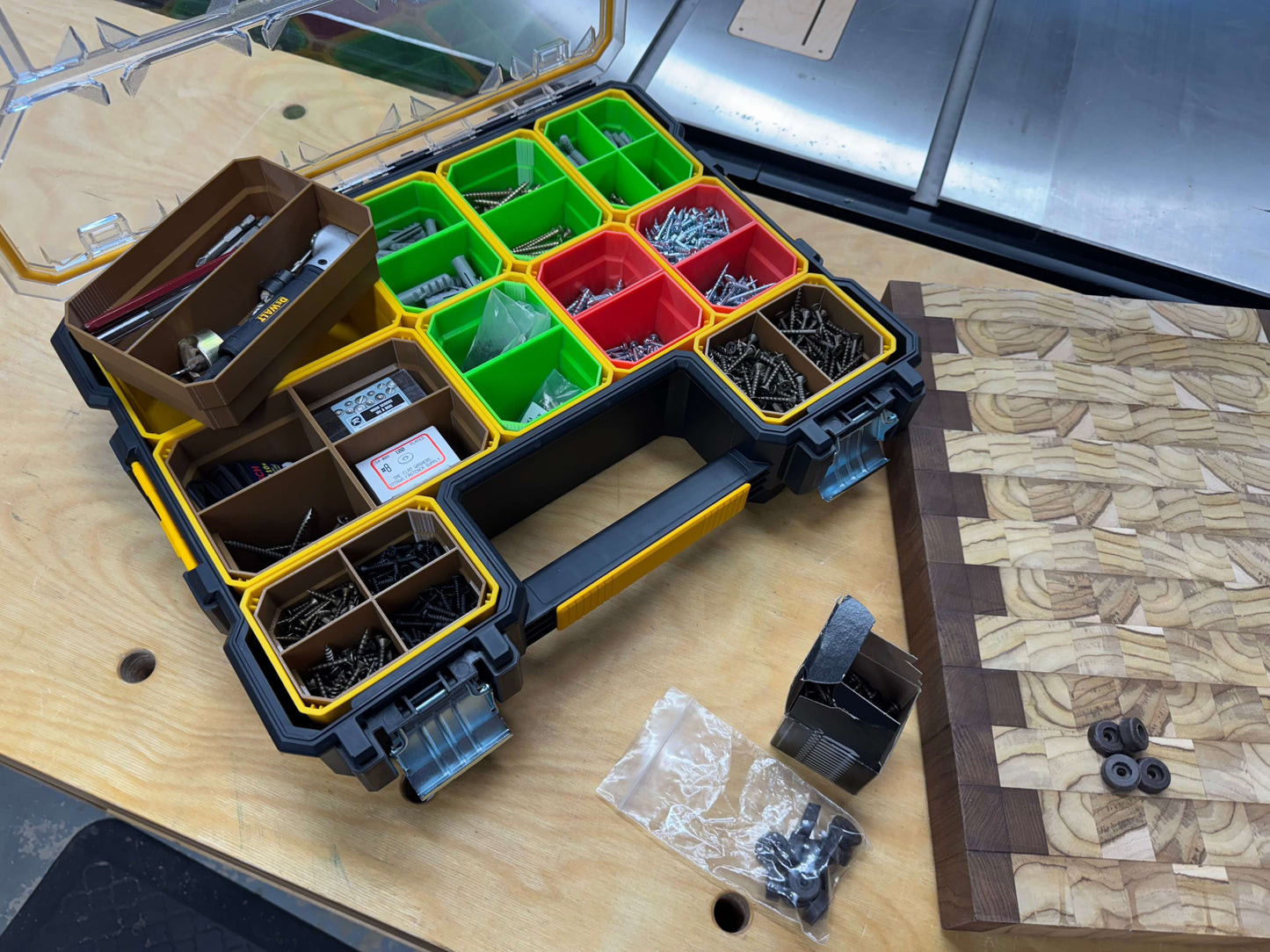 Inserts for Small Parts Organizers - DeWalt Deep Pro