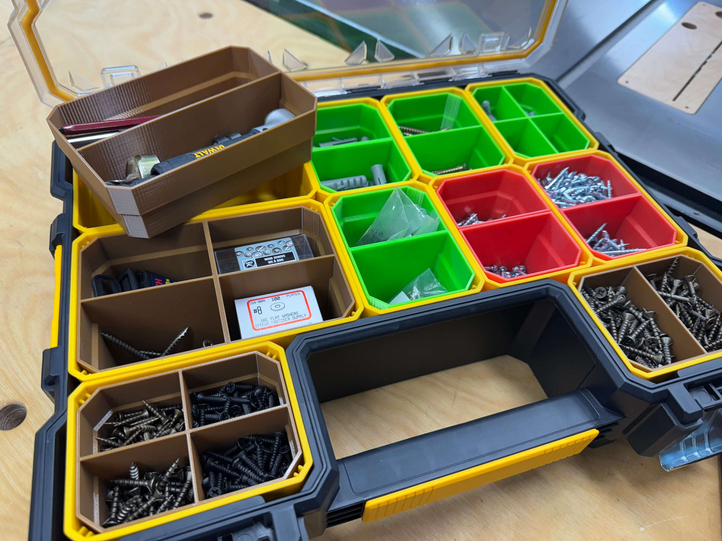 Inserts for Small Parts Organizers - DeWalt Deep Pro