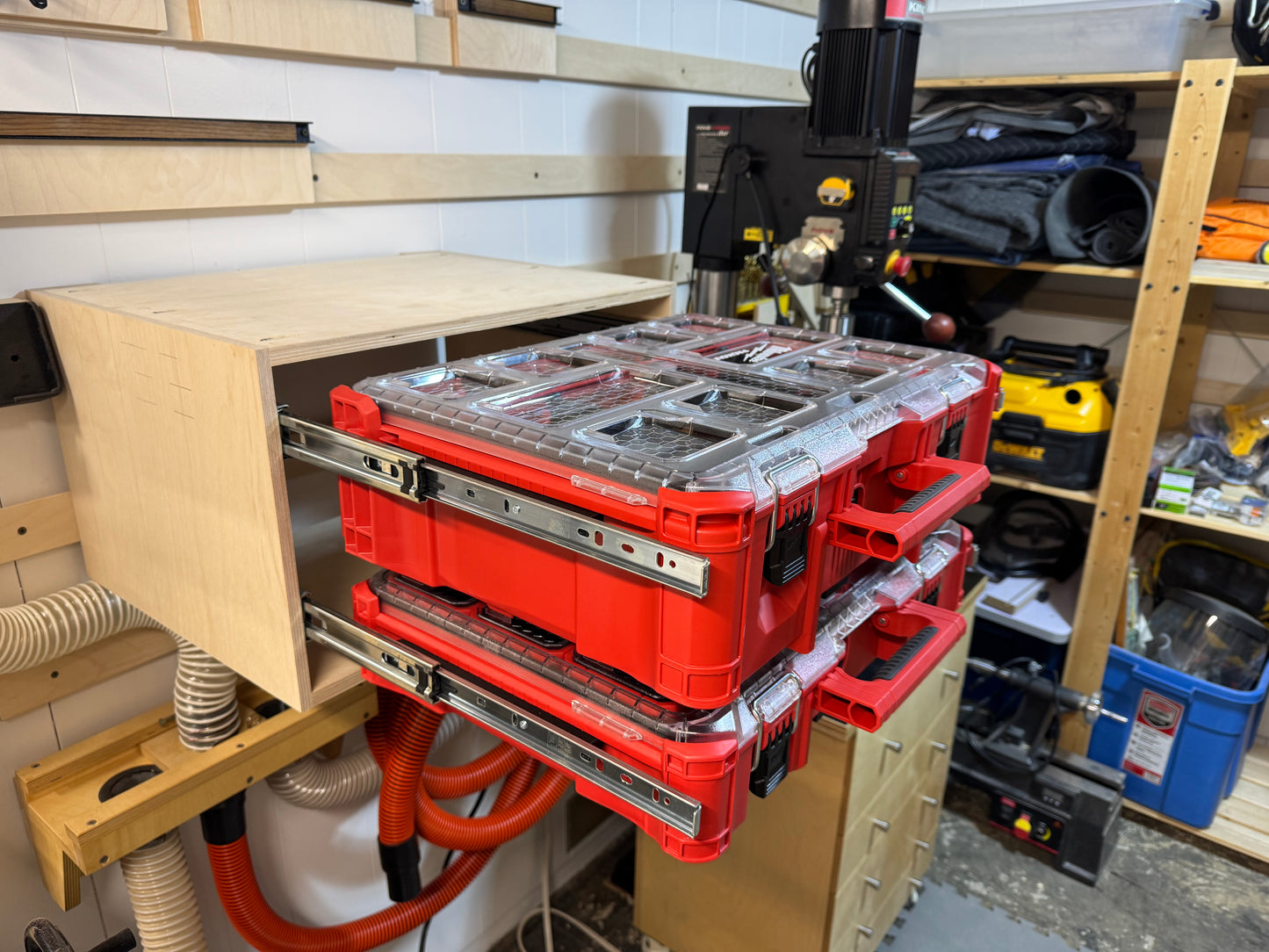 Drawer Slide Adapters for Milwaukee Packout tool boxes