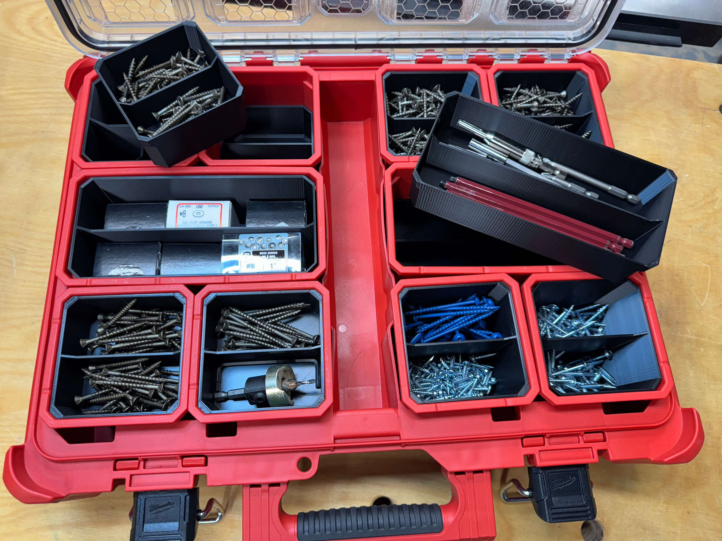 Inserts for Small Parts Organizers - Milwaukee PACKOUT